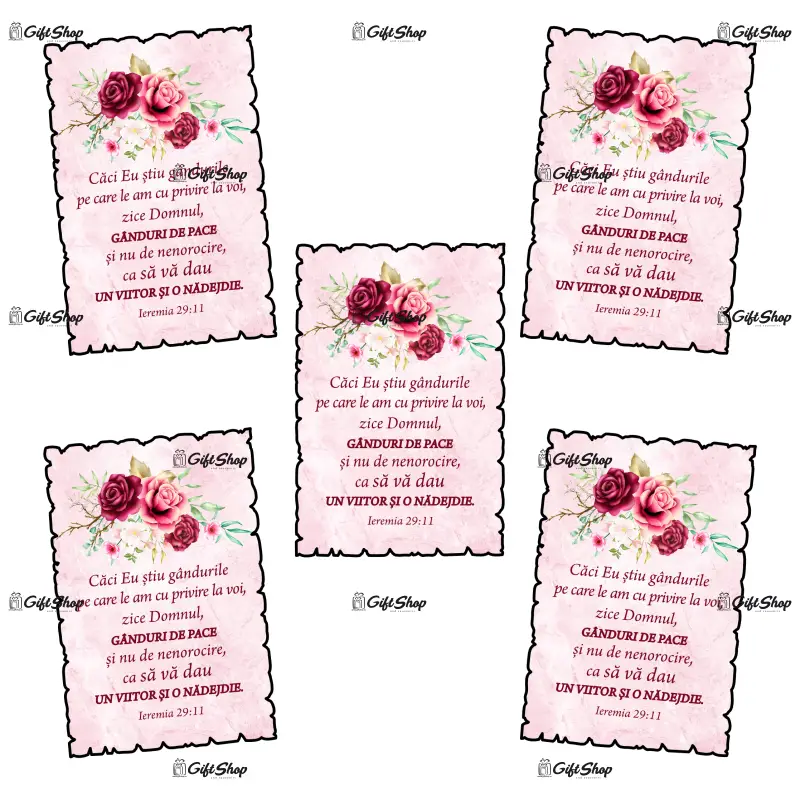 Ieremia 29:11, magnet frigider mgs045